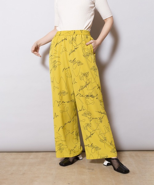 OSMOSIS（オズモーシス）の「プリントパンツ（その他パンツ・レディース・ピンク/イエロー/ブラック・ONE SIZE）」の13枚目の写真