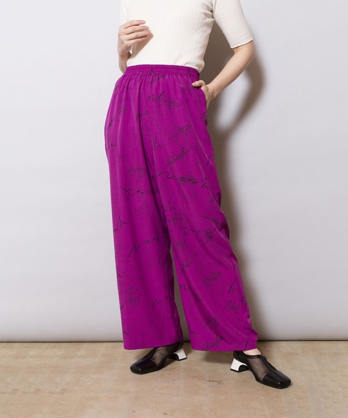 OSMOSIS（オズモーシス）の「プリントパンツ（その他パンツ・レディース・ピンク/イエロー/ブラック・ONE SIZE）」の12枚目の写真