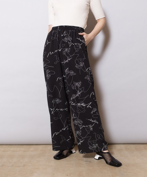 OSMOSIS（オズモーシス）の「プリントパンツ（その他パンツ・レディース・ピンク/イエロー/ブラック・ONE SIZE）」の11枚目の写真