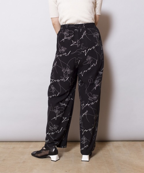 OSMOSIS（オズモーシス）の「プリントパンツ（その他パンツ・レディース・ピンク/イエロー/ブラック・ONE SIZE）」の9枚目の写真