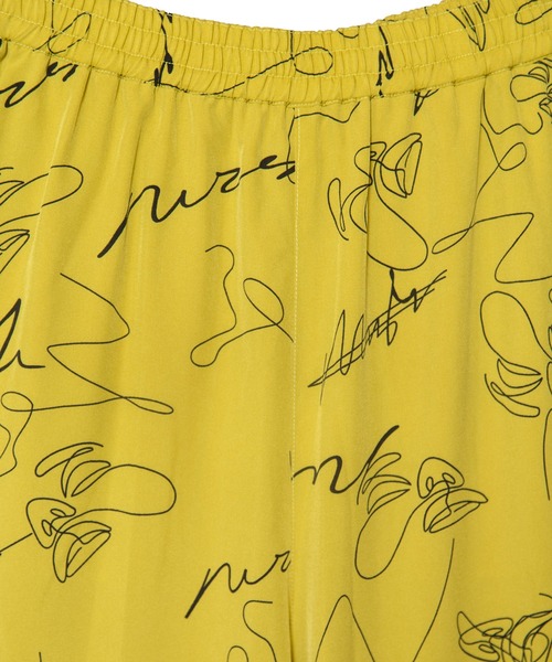 OSMOSIS（オズモーシス）の「プリントパンツ（その他パンツ・レディース・ピンク/イエロー/ブラック・ONE SIZE）」の7枚目の写真