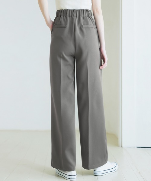 CHAN ME（チャンミ）の「ツータックワイドスラックス（スラックス・レディース・グレー/ピンク/カーキ/ブラック・X-LARGE/LARGE/MEDIUM/SMALL）」の18枚目の写真