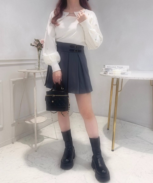 apres jour（アプレジュール）の「フロントオープンビジューニット【ZOZOTOWN限定アイテム】（ニット/セーター・レディース・ピンク/アイボリー/ラベンダー・X-LARGE/フリー）」の13枚目の写真