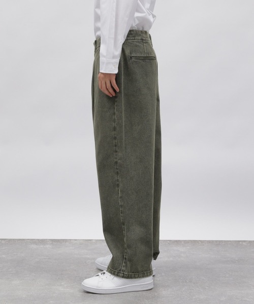 LAKOLE(ラコレ)の「加工デニムパンツ / 991908(デニムパンツ・メンズ・サックスブルー/カーキ/ライトブルー・MEDIUM/LARGE)」の14枚目の写真