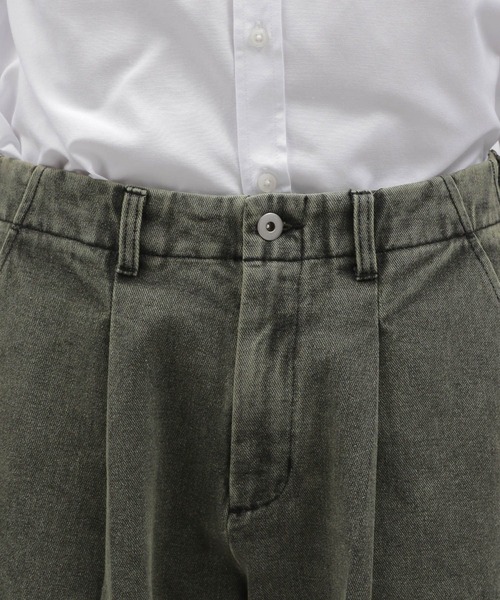 LAKOLE(ラコレ)の「加工デニムパンツ / 991908(デニムパンツ・メンズ・サックスブルー/カーキ/ライトブルー・MEDIUM/LARGE)」の16枚目の写真