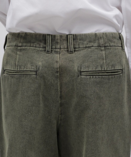LAKOLE(ラコレ)の「加工デニムパンツ / 991908(デニムパンツ・メンズ・サックスブルー/カーキ/ライトブルー・MEDIUM/LARGE)」の17枚目の写真