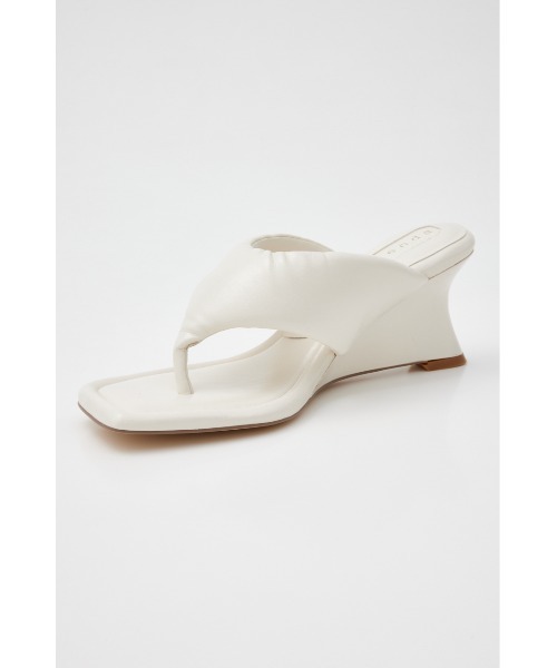 rienda（リエンダ）の「レディーウェッジトングサンダル（サンダル・レディース・ブラック/シルバー/ホワイト・SMALL/MEDIUM/LARGE）」の16枚目の写真