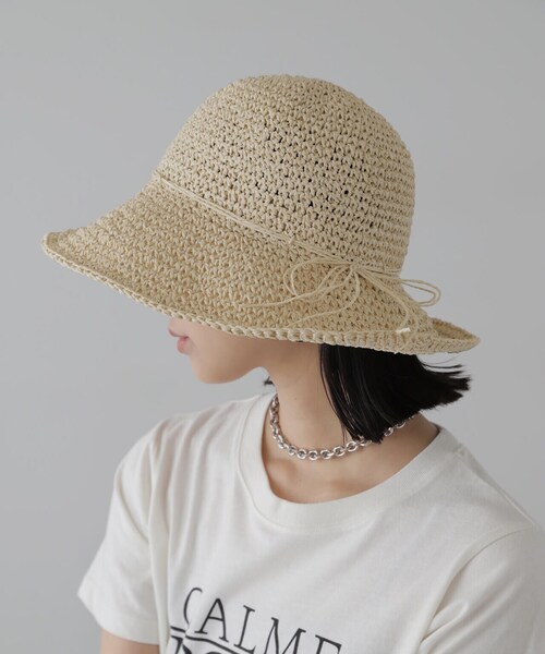 FREE'S MART（フリーズマート）の「雑材ハット（ハット・レディース・ベージュ/ブラウン・ﾌﾘ-）」の18枚目の写真
