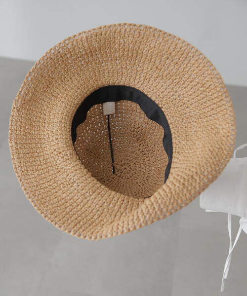 FREE'S MART（フリーズマート）の「雑材ハット（ハット・レディース・ベージュ/ブラウン・ﾌﾘ-）」の9枚目の写真