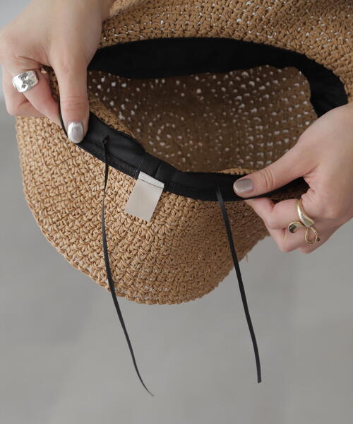 FREE'S MART（フリーズマート）の「雑材ハット（ハット・レディース・ベージュ/ブラウン・ﾌﾘ-）」の10枚目の写真