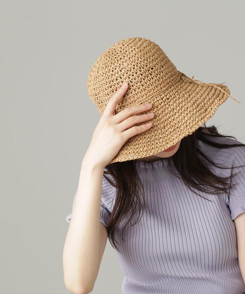 FREE'S MART（フリーズマート）の「雑材ハット（ハット・レディース・ベージュ/ブラウン・ﾌﾘ-）」の11枚目の写真
