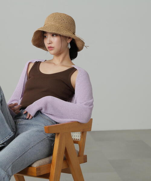 FREE'S MART（フリーズマート）の「雑材ハット（ハット・レディース・ベージュ/ブラウン・ﾌﾘ-）」の17枚目の写真