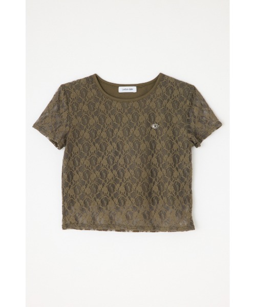 tシャツ Floral Lace Up T レディース Floral Lace Up T/フローラルレースアップTシャツ