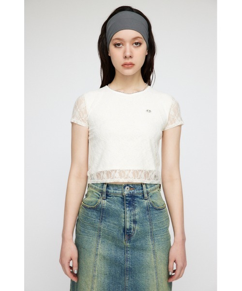 LAGUA GEM（ラグアジェム）の「FLOR LACE Tシャツ（Tシャツ