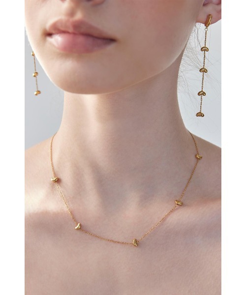 ALEXIA STAM（アリシアスタン）の「Bean Necklace /[316Lステンレス]ビーンネックレス（ネックレス・レディース・ゴールド・FREE）」の3枚目の写真