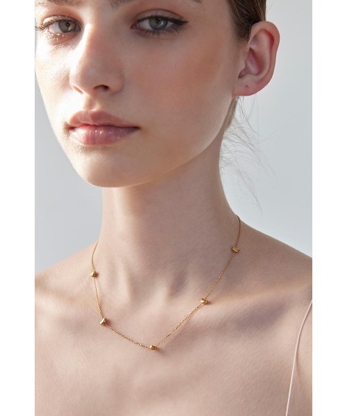 ALEXIA STAM（アリシアスタン）の「Bean Necklace /[316Lステンレス]ビーンネックレス（ネックレス・レディース・ゴールド・FREE）」の6枚目の写真