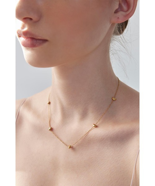 ALEXIA STAM（アリシアスタン）の「Bean Necklace /[316Lステンレス]ビーンネックレス（ネックレス・レディース・ゴールド・FREE）」の7枚目の写真