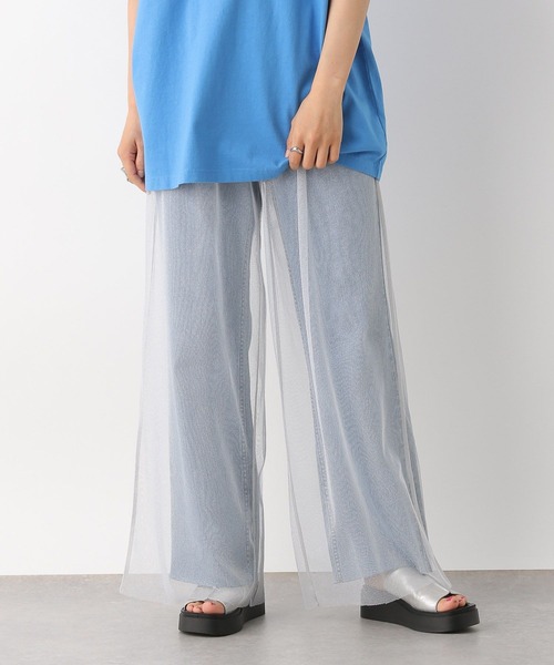 LEPSIM(レプシィム)の「チュールレイヤードパンツ 116428(その他パンツ・レディース・ブラック/ライトグレー・FREE)」の15枚目の写真