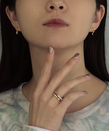 【silver925】アシメデザインピアス