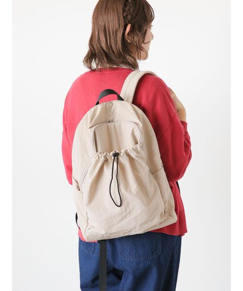 Samansa Mos2（サマンサ モスモス）の「【MOOMIN × SamansaMos2】ドロストリュック（限定カラー グリーン）（ハンドバッグ・レディース・ベージュ/グリーン/ブラック・F）」の5枚目の写真