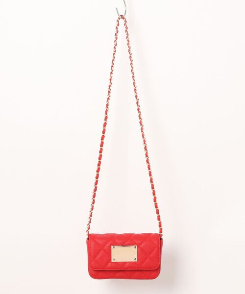 RANAN（ラナン）の「プレートデザインミニバッグ（ハンドバッグ・レディース・ブルー/レッド/グリーン/ブラック・FREE）」の4枚目の写真