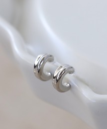 ミニフープセラミックポストピアス