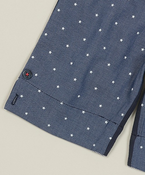 sense of wonder（センスオブワンダー）の「星柄ダンガリーハーフパンツ（スウェットパンツ・キッズ・ネイビー・120cm/110cm/100cm/90cm/80ｃｍ/130cm）」の4枚目の写真