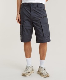 ROVIC ZIP RELAXED SHORTS/ジップディテールリラックスワイドカーゴショートパンツ