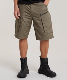 ROVIC ZIP RELAXED SHORTS/ジップディテールリラックスワイドカーゴショートパンツ