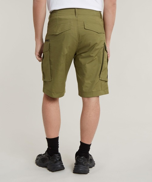 G-STAR(ジースター)の「ROVIC ZIP RELAXED SHORTS/ジップディテールリラックスワイドカーゴショートパンツ(その他パンツ・メンズ・グレー系その他/カーキオリーブ/ベージュ系その他・28inch/30inch/32inch/34inch/33inch/31inch/29inch)」の5枚目の写真