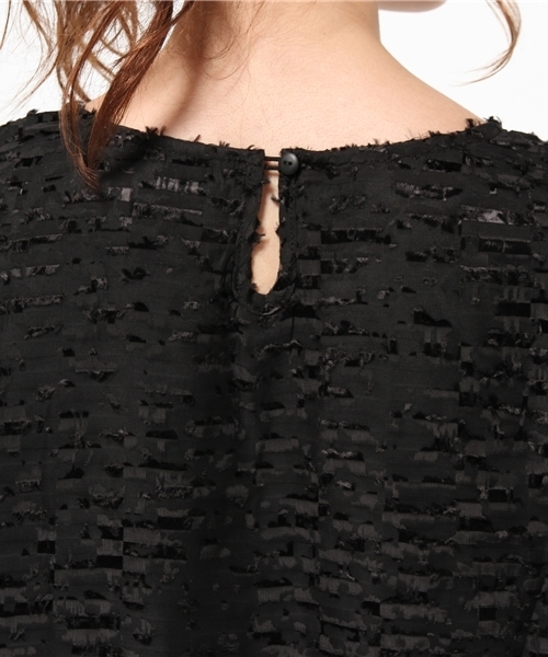 mystic（ミスティック）の「【Omekashi】JQシフォンプルオーバー（シャツ/ブラウス・レディース・グレー/ピンク/ブラック・ﾌﾘ-）」の8枚目の写真