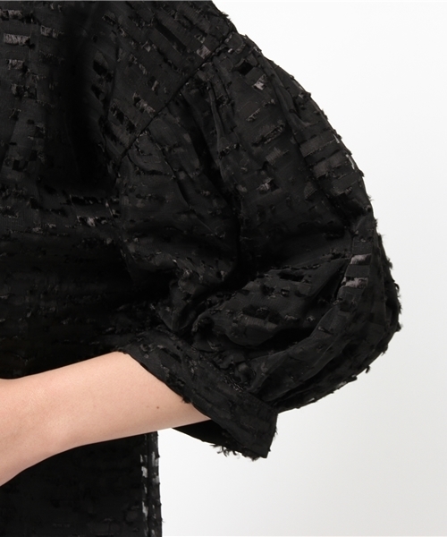 mystic（ミスティック）の「【Omekashi】JQシフォンプルオーバー（シャツ/ブラウス・レディース・グレー/ピンク/ブラック・ﾌﾘ-）」の9枚目の写真