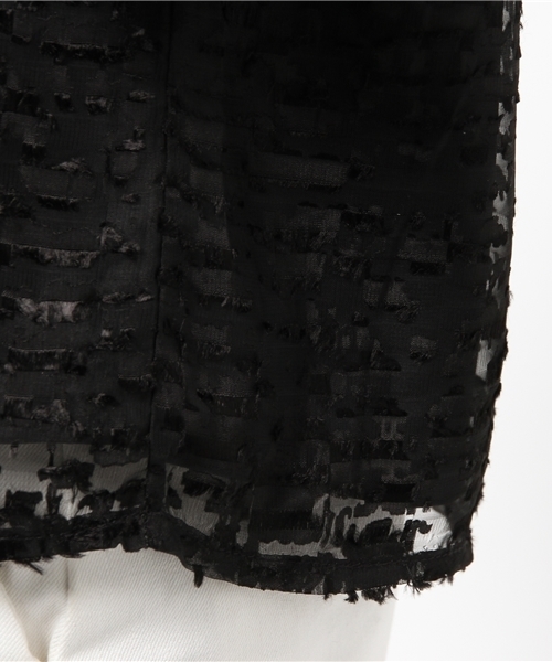 mystic（ミスティック）の「【Omekashi】JQシフォンプルオーバー（シャツ/ブラウス・レディース・グレー/ピンク/ブラック・ﾌﾘ-）」の10枚目の写真