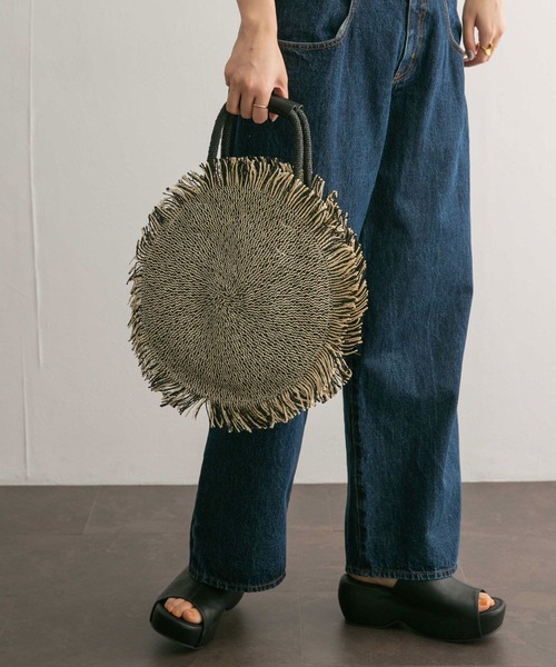 KBF（ケイビーエフ）の「フリンジサークルBAG（ハンドバッグ・レディース・ブラック系その他/ブルー系その他・ONE）」の3枚目の写真