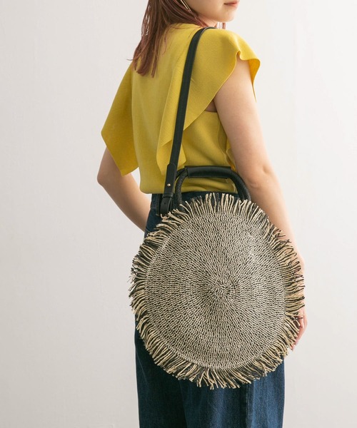 KBF（ケイビーエフ）の「フリンジサークルBAG（ハンドバッグ・レディース・ブラック系その他/ブルー系その他・ONE）」の6枚目の写真