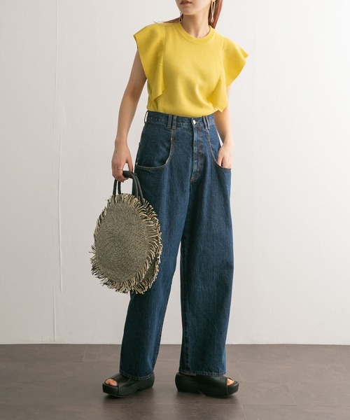 KBF（ケイビーエフ）の「フリンジサークルBAG（ハンドバッグ・レディース・ブラック系その他/ブルー系その他・ONE）」の7枚目の写真