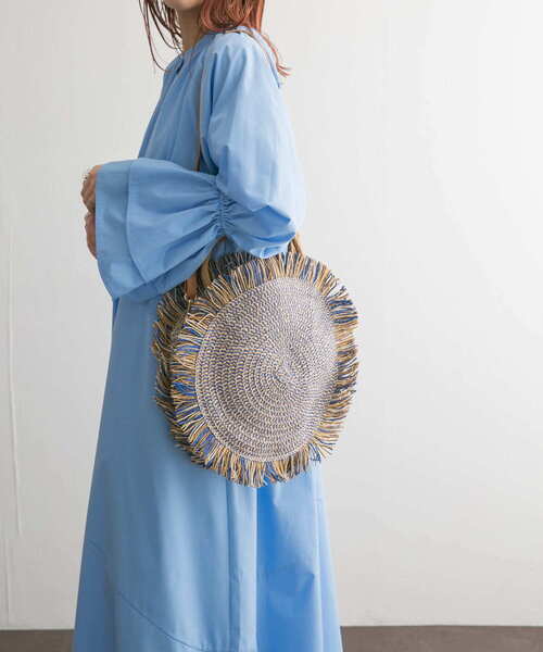 KBF（ケイビーエフ）の「フリンジサークルBAG（ハンドバッグ・レディース・ブラック系その他/ブルー系その他・ONE）」の9枚目の写真