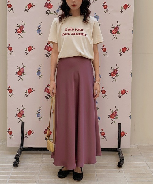 Mela(メラ)の「FADE LOGO TEE(Tシャツ/カットソー・レディース・ブルー/ピンク/ホワイト/アイボリー・FREE)」の20枚目の写真