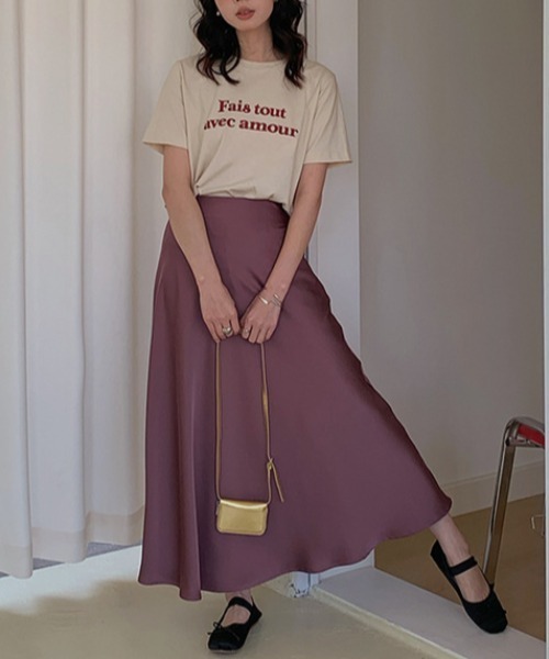 Mela(メラ)の「FADE LOGO TEE(Tシャツ/カットソー・レディース・ブルー/ピンク/ホワイト/アイボリー・FREE)」の22枚目の写真