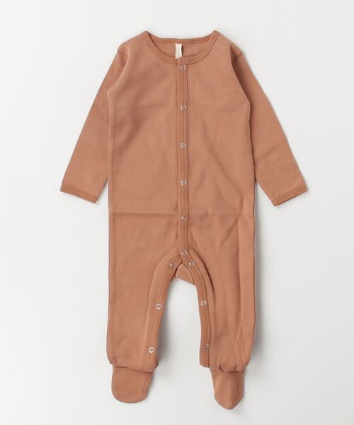 【セール】【Quincy Mae】FULL SNAP FOOTIE | AMBER（その他ベビー用品）｜Quincy Mae（クインシーメイ）
