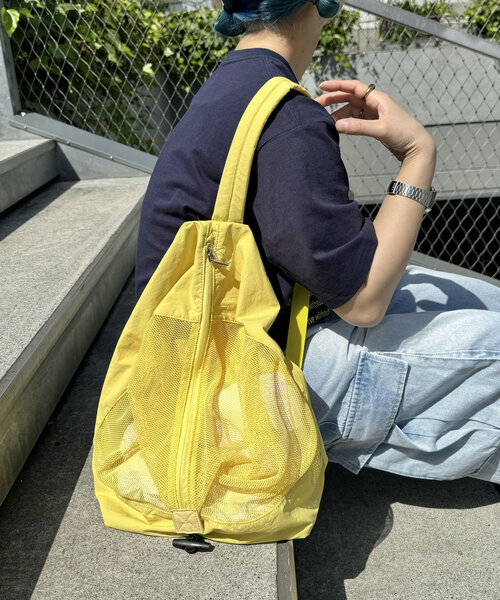 CIAOPANIC TYPY(チャオパニックティピー)の「■【UNISEX】メッシュ切替リュックサック / キーホルダー付き(バックパック/リュック・レディース・ブラック/グレー/イエロー・ONE SIZE)」の18枚目の写真