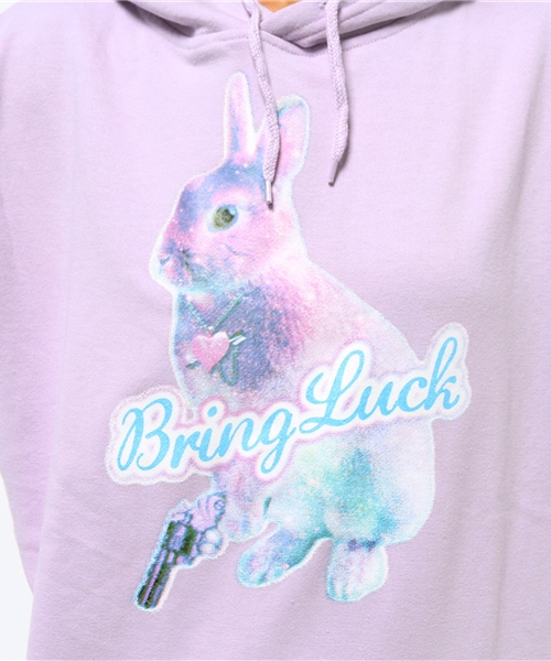 WEGO（ウィゴー）の「WEGO/ANIMALパーカー（パーカー・レディース・ホワイト/ライトパープル・FREE）」の10枚目の写真