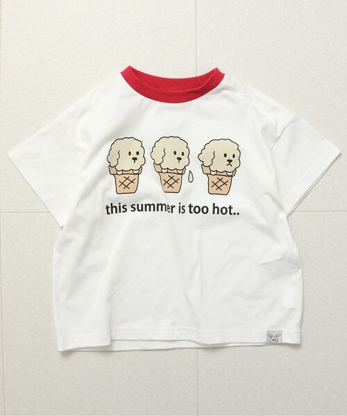 BREEZE(ブリーズ)の「【Bpop】ポップTシャツ(Tシャツ/カットソー・キッズ・ブルー/その他2/チャコール/オフホワイト・100/70/90/80/120/110)」の2枚目の写真