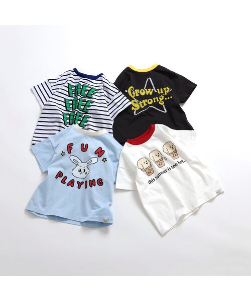 BREEZE(ブリーズ)の「【Bpop】ポップTシャツ(Tシャツ/カットソー・キッズ・ブルー/その他2/チャコール/オフホワイト・100/70/90/80/120/110)」の21枚目の写真
