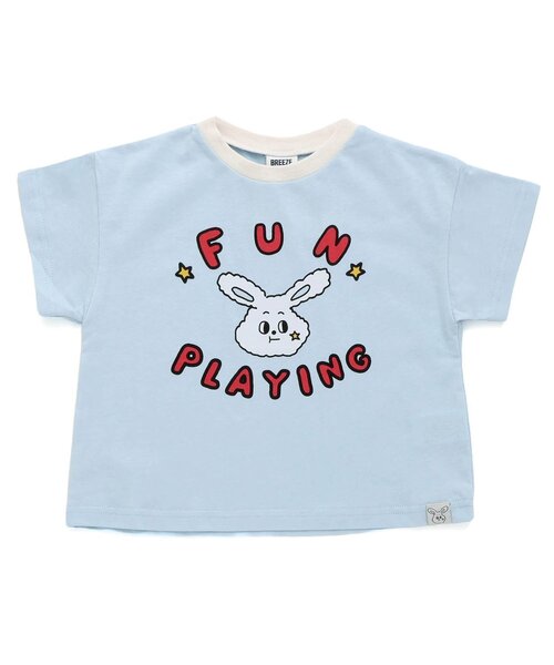 BREEZE(ブリーズ)の「【Bpop】ポップTシャツ(Tシャツ/カットソー・キッズ・ブルー/その他2/チャコール/オフホワイト・100/70/90/80/120/110)」の5枚目の写真