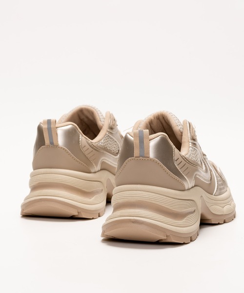 SVEC（シュベック）の「厚底スニーカー / レースアップ ローカット（スニーカー・レディース・ゴールド/シルバー・Lsize/Msize/Ssize）」の19枚目の写真