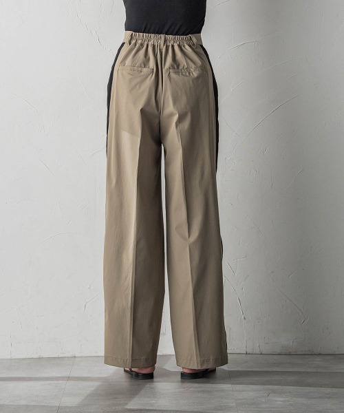 MAYSON GREY（メイソングレイ）の「WATER　REPELLENTサイドラインワイドパンツ≪手洗い可能≫（その他パンツ・レディース・ベージュ/オフホワイト/ブラック・XS/L/M/S）」の10枚目の写真
