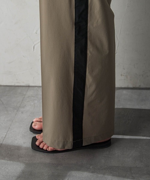 MAYSON GREY（メイソングレイ）の「WATER　REPELLENTサイドラインワイドパンツ≪手洗い可能≫（その他パンツ・レディース・ベージュ/オフホワイト/ブラック・XS/L/M/S）」の13枚目の写真