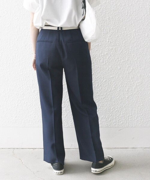 ☆せっちゃん新品chuxxx ハイウエストパンツ☆ ハイウエストツータックスラックスパンツ（スラックス）｜meilmada