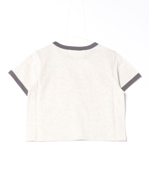 nemne store（ネンネストア）の「【サイズアソート(クロップドサイズ有り)】アソートリンガーTシャツ（Tシャツ/カットソー・レディース・ホワイト系3/オートミール/ホワイト系2/ホワイト系/イエロー/レッド/ライトブルー/ネイビー系2/ネイビー系・MEDIUM/LARGE/SMALL）」の11枚目の写真